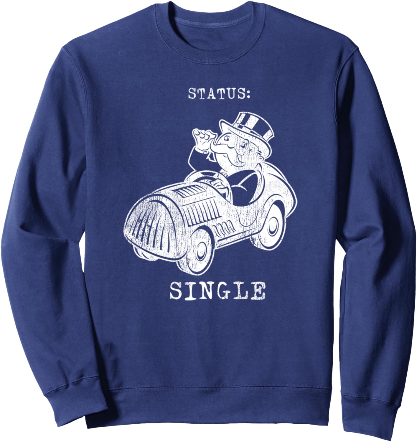 Толстовка, Статус в игре «Монополия»: Одиночный мистер Монополия в винтажной толстовке с надписью «Езда на машине» Monopoly, темно-синий
Толстовка, Статус в игре «Монополия»: Одиночный мистер Монополия в винтажной толстовке с надписью «Езда на машине» Monopoly, темно-синий