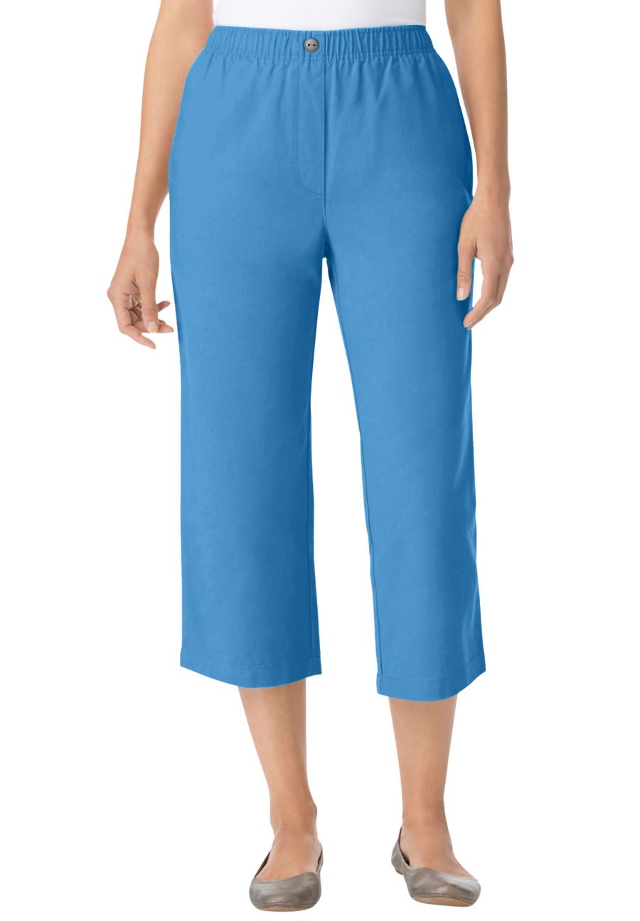 Женские джинсы-капри Within 7-Day из хлопка с эластичным поясом и застежкой на резинке Woman Within, Azure blue
Женские джинсы-капри Within 7-Day из хлопка с эластичным поясом и застежкой на резинке Woman Within, Azure blue