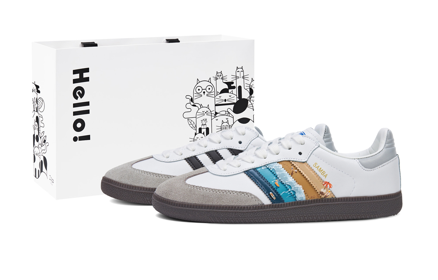 Adidas Originals Самба OG облегченные низкие армейские кроссовки немецкой армии унисекс бело-сине-серые, цвет White Blue Gray
Adidas Originals Самба OG облегченные низкие армейские кроссовки немецкой армии унисекс бело-сине-серые, цвет White Blue Gray