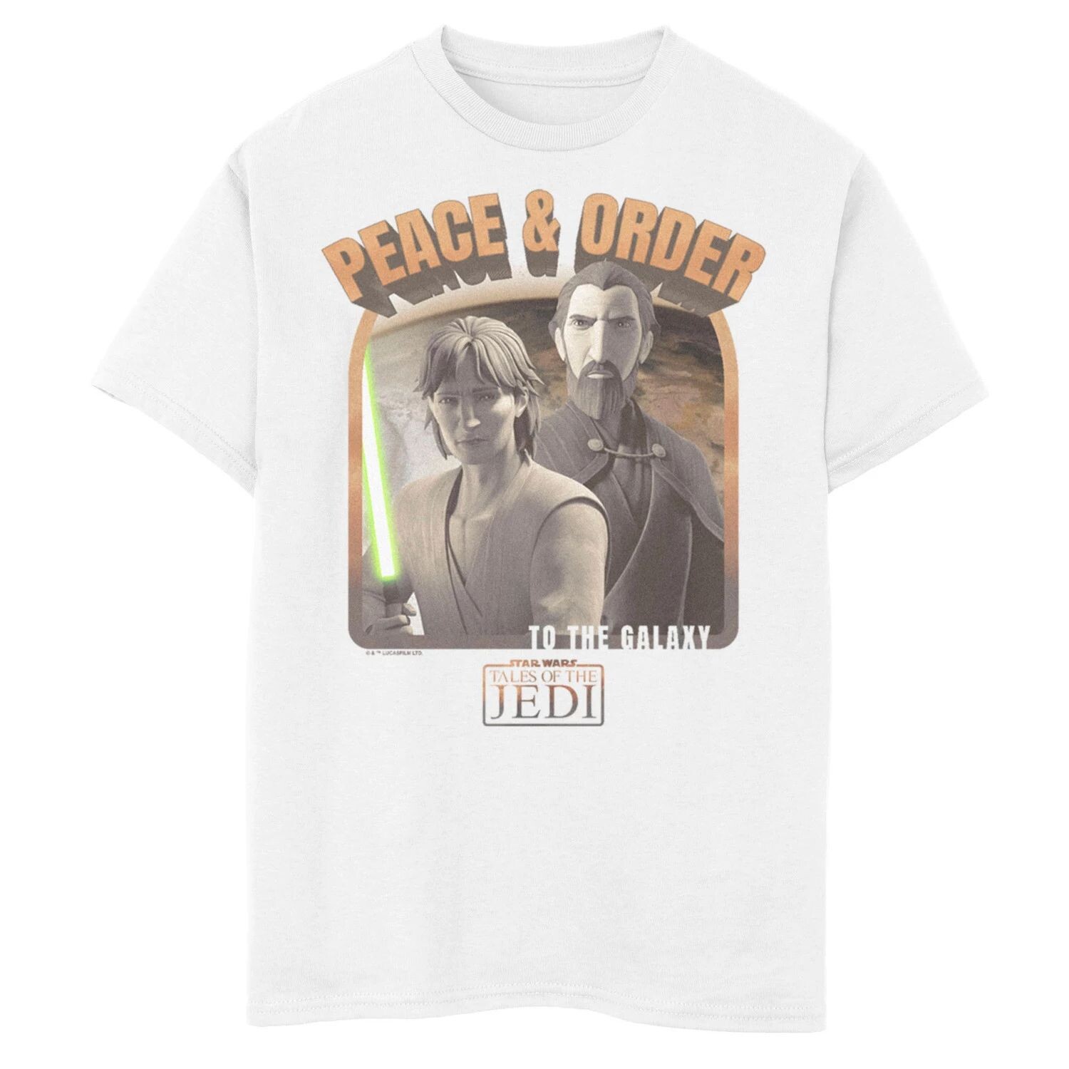 Футболка «Мир и порядок» для мальчиков 8–20 лет «Звездные войны Войны клонов» Licensed Character
Футболка «Мир и порядок» для мальчиков 8–20 лет «Звездные войны Войны клонов» Licensed Character