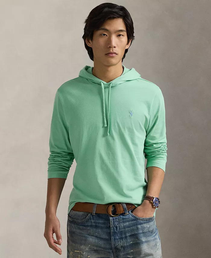 Мужская худи-футболка из джерси Polo Ralph Lauren, зеленый
Мужская худи-футболка из джерси Polo Ralph Lauren, зеленый