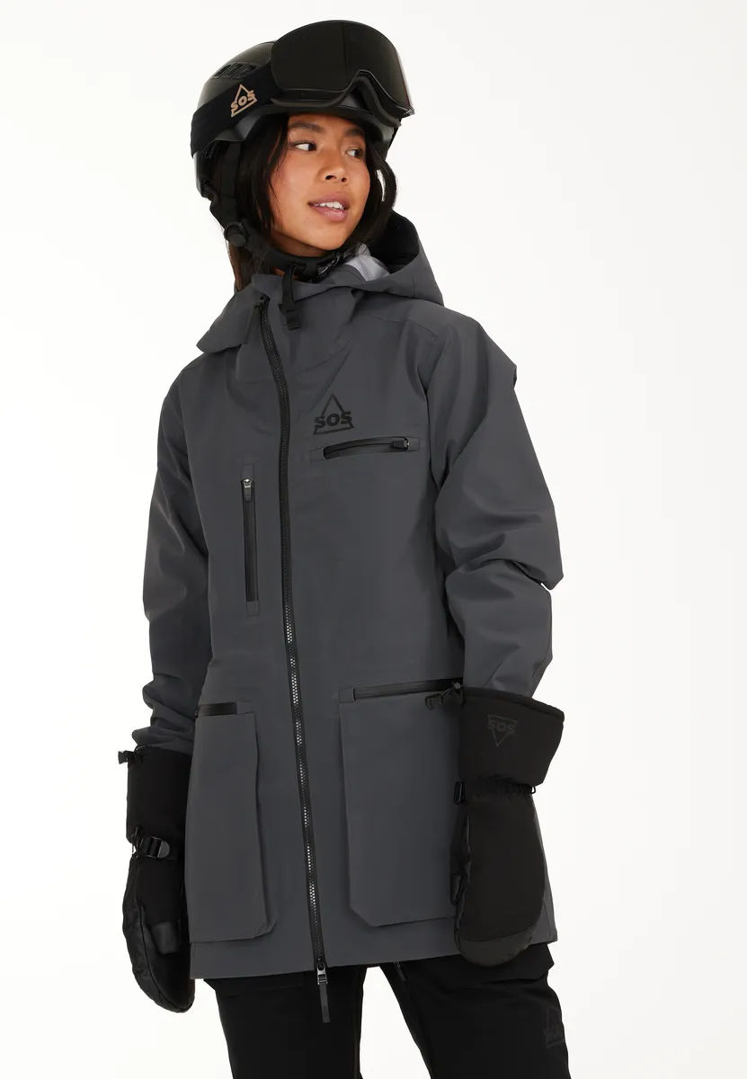Лыжная куртка SOS "Сильвертон" с водоотталкивающим покрытием, серый
Лыжная куртка SOS "Сильвертон" с водоотталкивающим покрытием, серый
