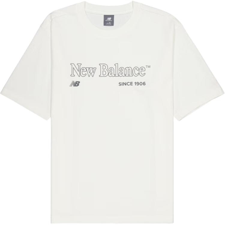 Футболка мужская белая New Balance, белый 
Футболка мужская белая New Balance, белый