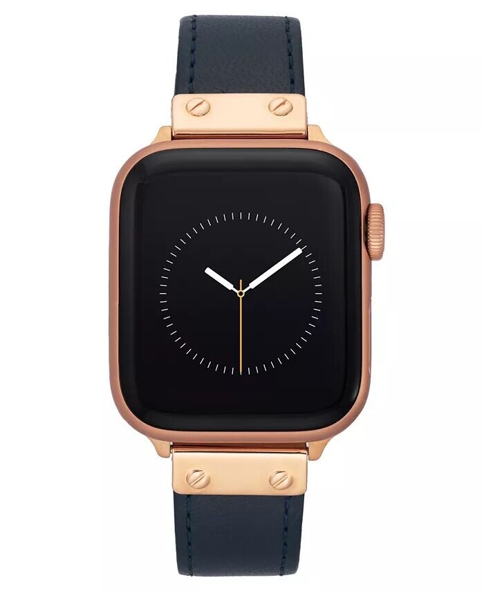 Женский темно-синий ремешок из натуральной кожи, совместимый с Apple Watch диаметром 38/40/41 мм Anne Klein, синий
Женский темно-синий ремешок из натуральной кожи, совместимый с Apple Watch диаметром 38/40/41 мм Anne Klein, синий