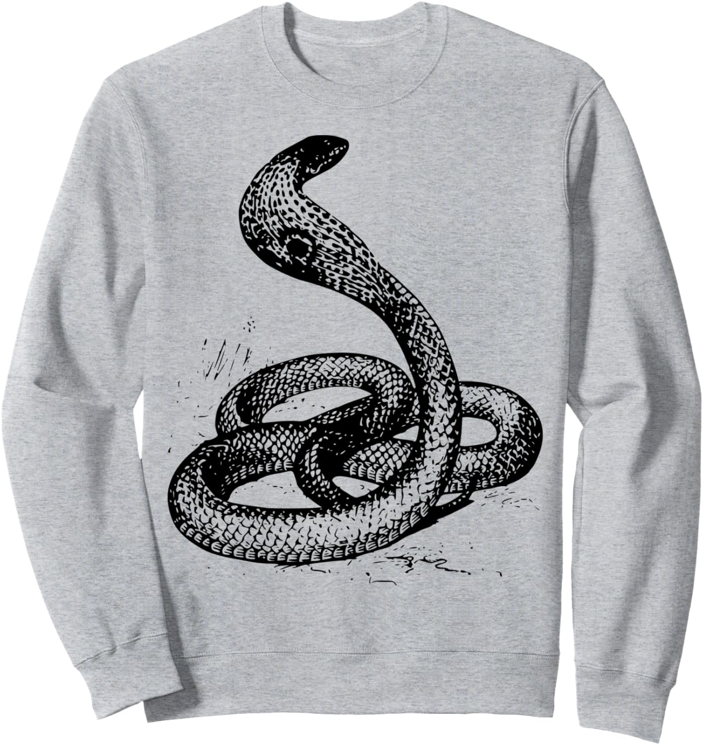 Толстовка с изображением кобры Fashion Tees, серый
Толстовка с изображением кобры Fashion Tees, серый