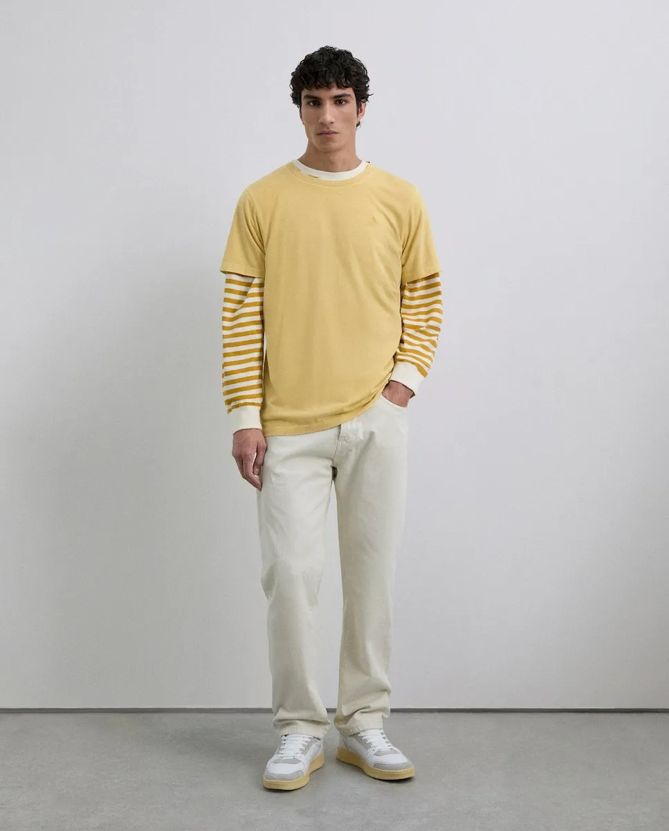 Мужская футболка с коротким рукавом из хлопка Scalpers, желтый
Мужская футболка с коротким рукавом из хлопка Scalpers, желтый