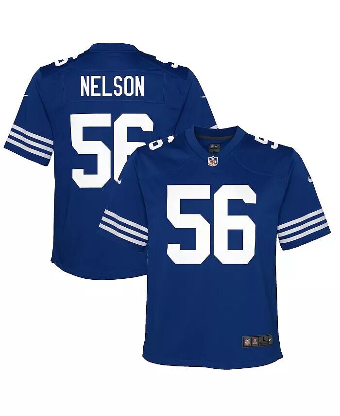 Джерси Big Boys Quenton Nelson Royal Indianapolis Colts Альтернативная игра Nike
Джерси Big Boys Quenton Nelson Royal Indianapolis Colts Альтернативная игра Nike