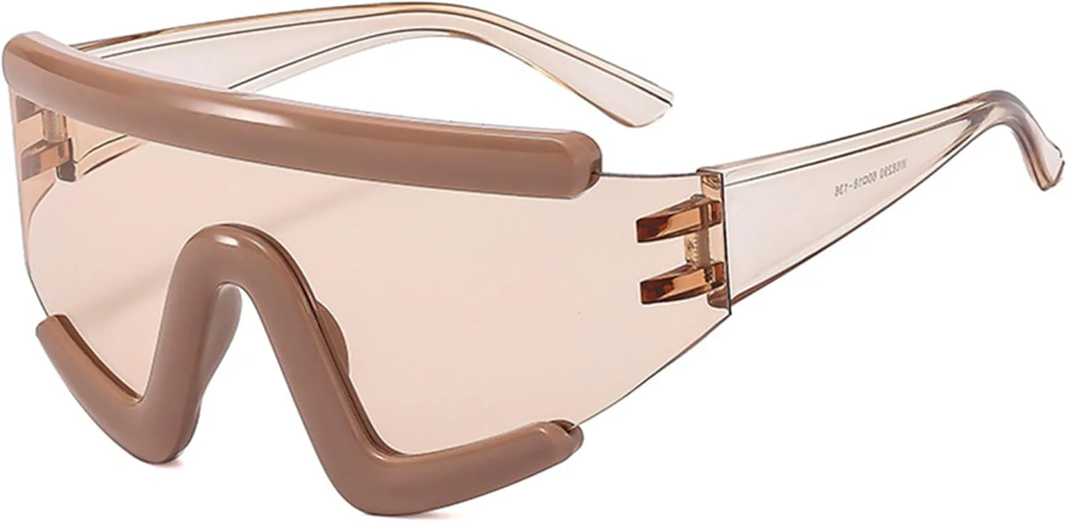 bullabulling Большие спортивные солнцезащитные очки в стиле 80-х, защитные очки с плоским верхом, цельные, футуристический козырек, для женщин и мужчин, C5
bullabulling Большие спортивные солнцезащитные очки в стиле 80-х, защитные очки с плоским верхом, цельные, футуристический козырек, для женщин и мужчин, C5