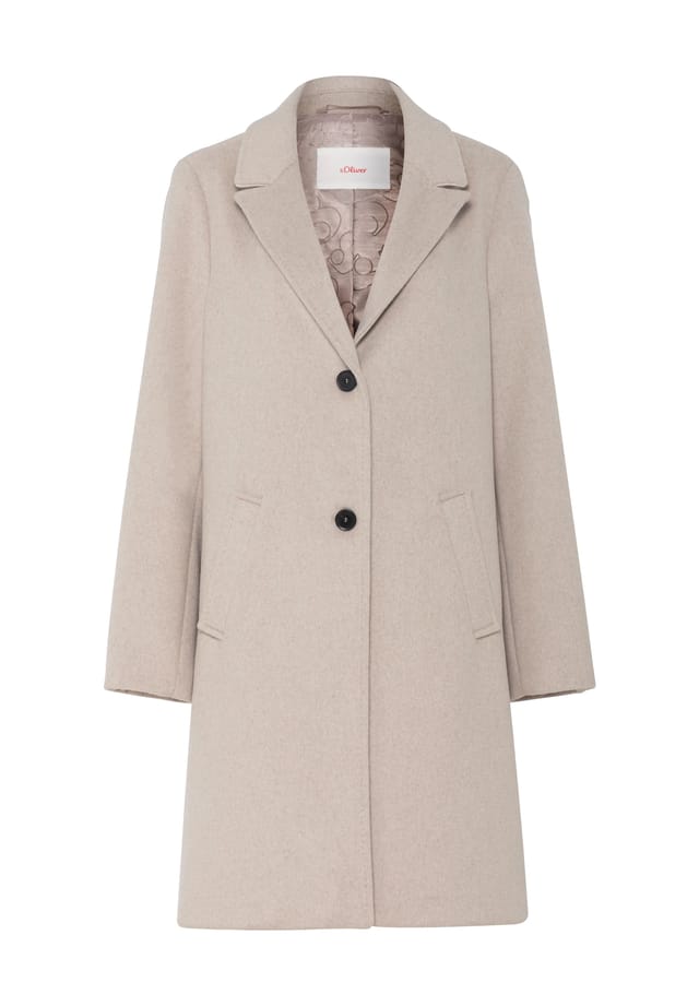 Пальто-Блейзер с содержанием шерсти S.Oliver, коричневый
Пальто-Блейзер с содержанием шерсти S.Oliver, коричневый