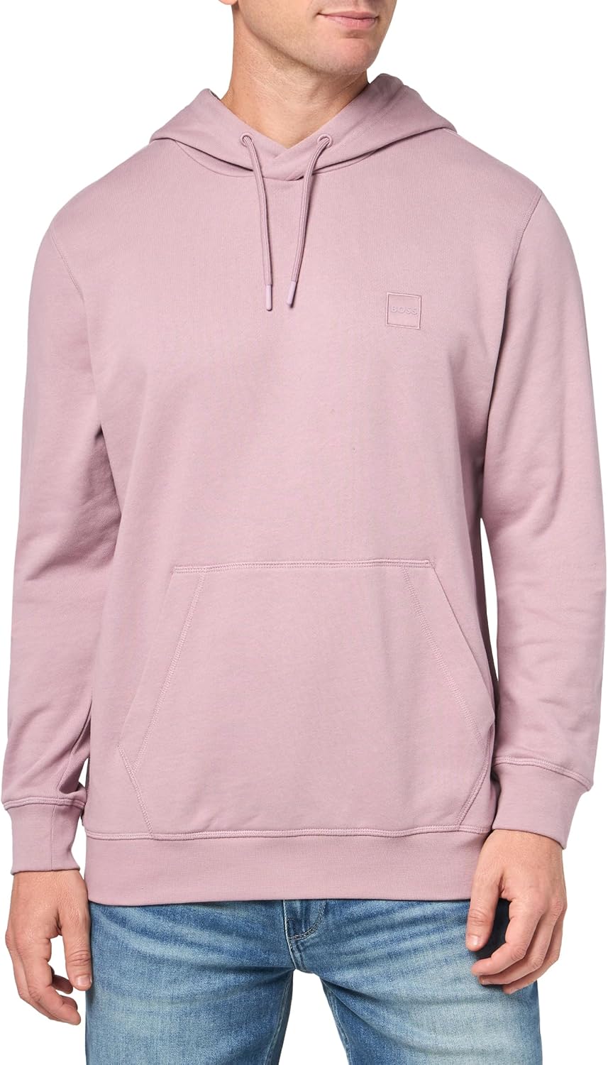 Толстовка с капюшоном BOSS, мужская, с логотипом-аппликацией, из френч-терри, хлопок, Mauve Pink
Толстовка с капюшоном BOSS, мужская, с логотипом-аппликацией, из френч-терри, хлопок, Mauve Pink
