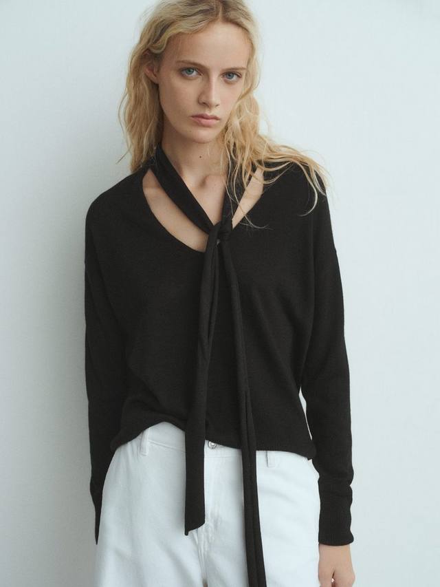 Свитер Laia из тонкой шерсти Mango, Black
Свитер Laia из тонкой шерсти Mango, Black