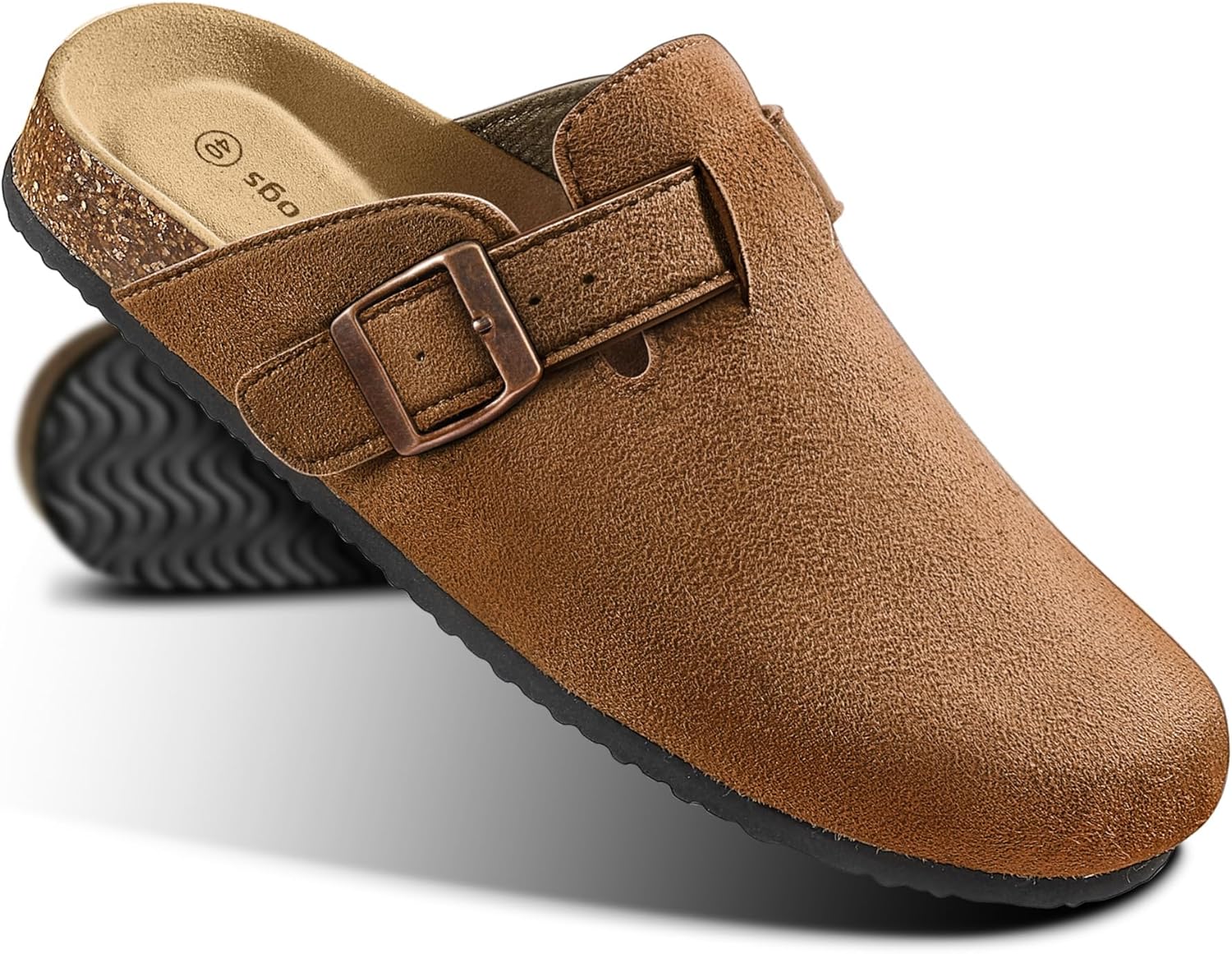 Женские сабо, мюли, сандалии и тапочки KEMISANT с флисовой подкладкой, унисекс, подошва из пробки с амортизирующей стелькой из вспененной памяти, светло-коричневый
Женские сабо, мюли, сандалии и тапочки KEMISANT с флисовой подкладкой, унисекс, подошва из пробки с амортизирующей стелькой из вспененной памяти, светло-коричневый