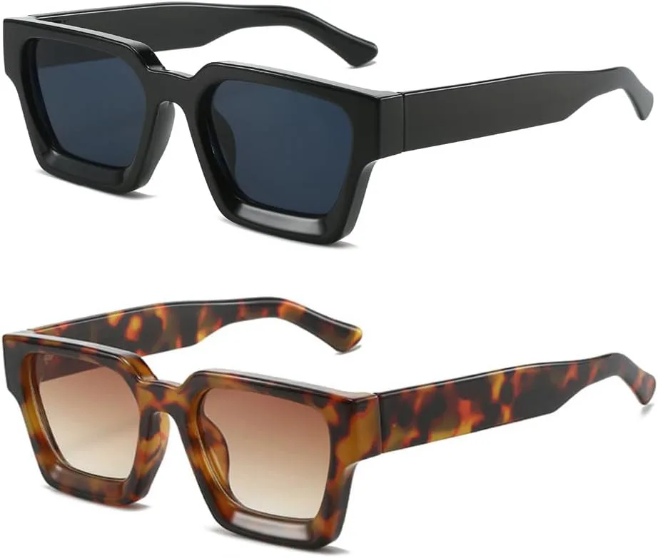 Солнцезащитные очки OZPYKAE квадратной формы, мужские и женские, в стиле ретро, массивные прямоугольные, с защитой от УФ-излучения UV400, Black+leopard
Солнцезащитные очки OZPYKAE квадратной формы, мужские и женские, в стиле ретро, массивные прямоугольные, с защитой от УФ-излучения UV400, Black+leopard