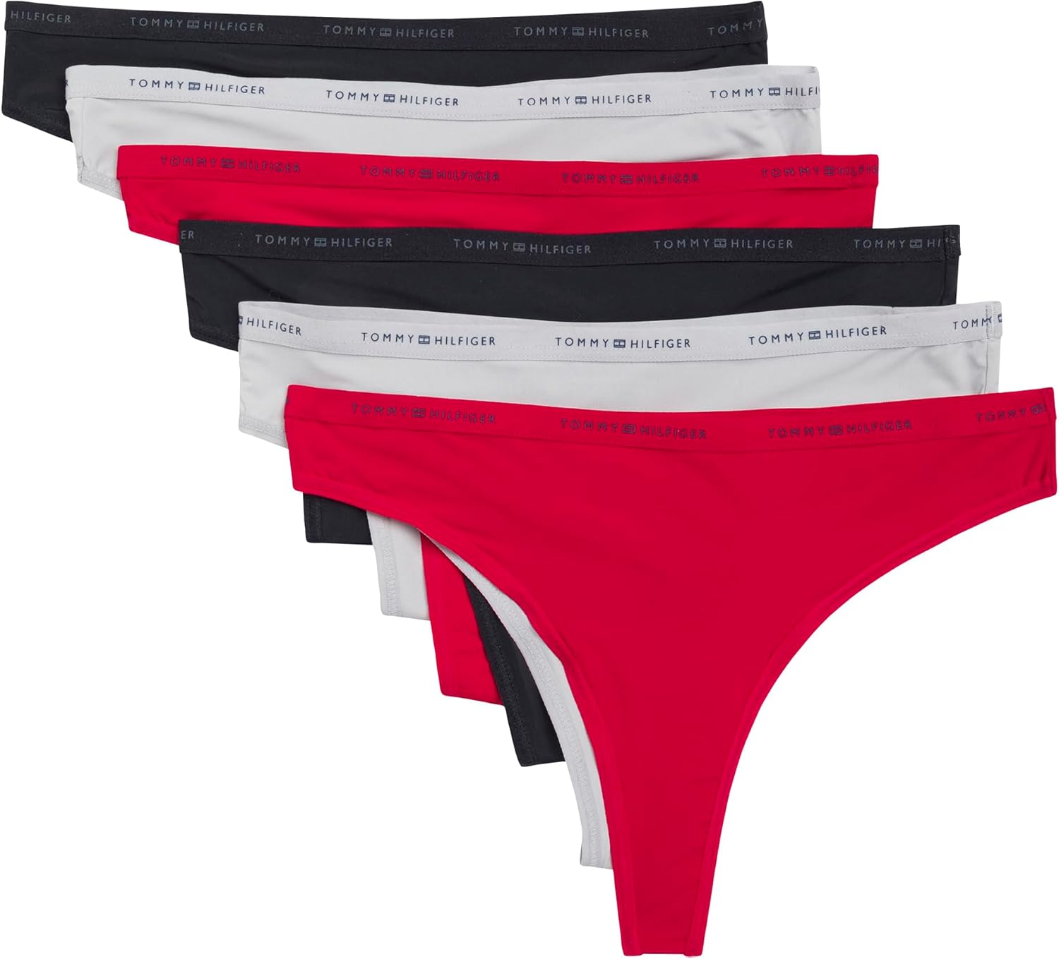Женские микростринги с логотипом Tommy Hilfiger, 6 шт., Tango Red/Micro Chip/Black
Женские микростринги с логотипом Tommy Hilfiger, 6 шт., Tango Red/Micro Chip/Black