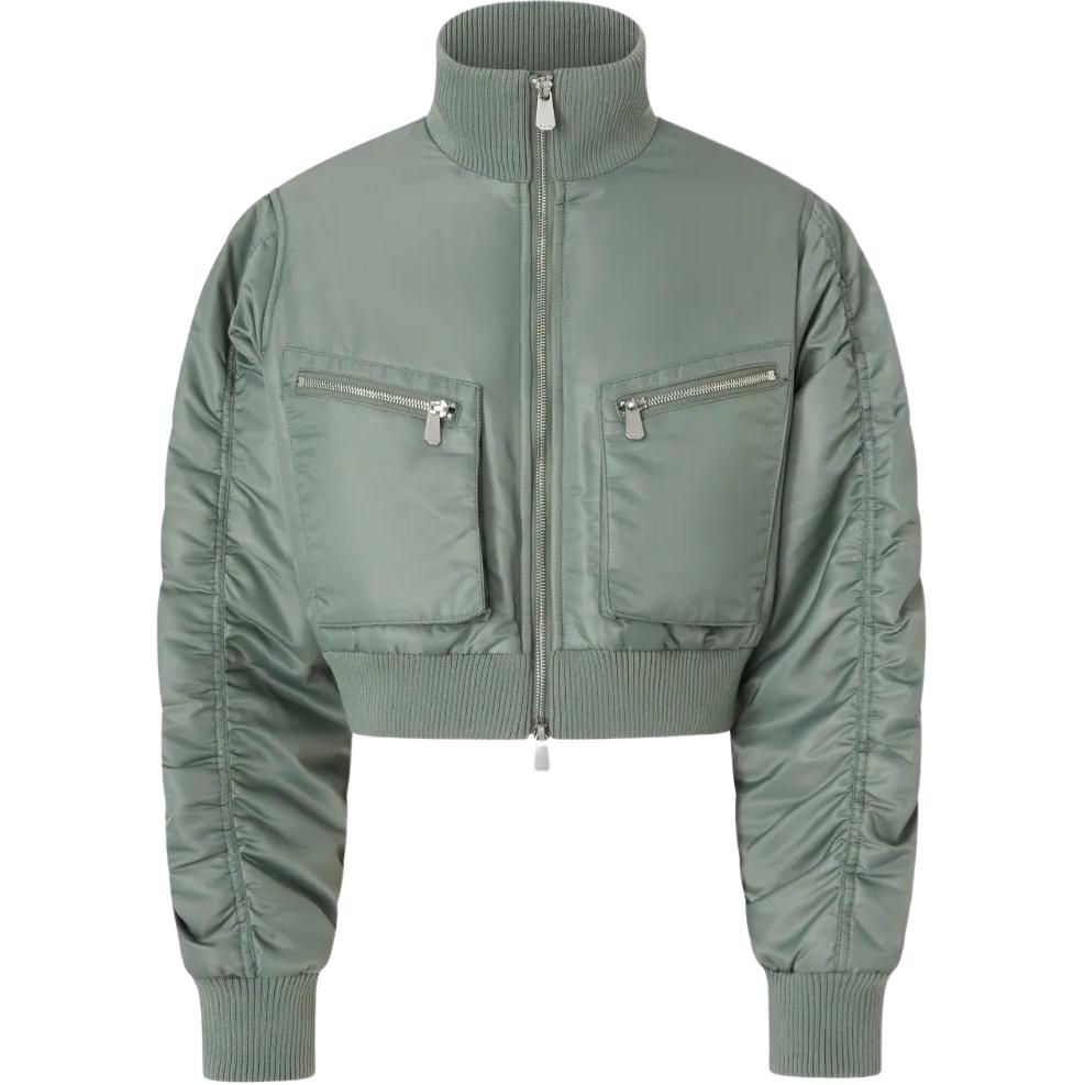 PINKO Куртка с высоким воротником на молнии, Green
PINKO Куртка с высоким воротником на молнии, Green