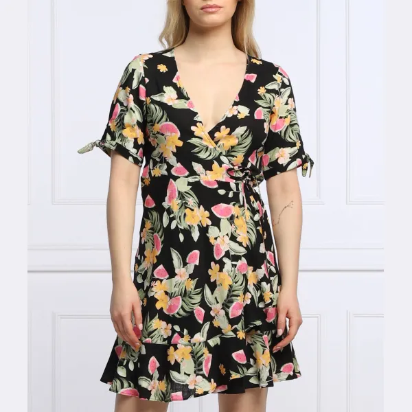 Платье с добавлением льна Banana Moon, черный
Платье с добавлением льна Banana Moon, черный