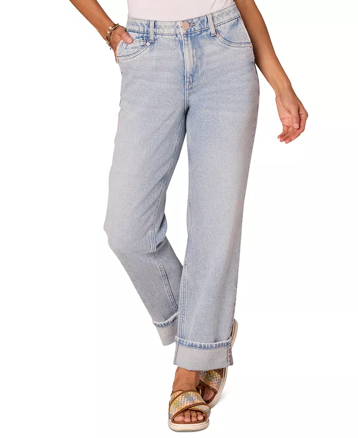 Женские джинсы-бойфренды "Ab" Solution с высокой талией и подвернутыми манжетами Democracy, синий
Женские джинсы-бойфренды "Ab" Solution с высокой талией и подвернутыми манжетами Democracy, синий