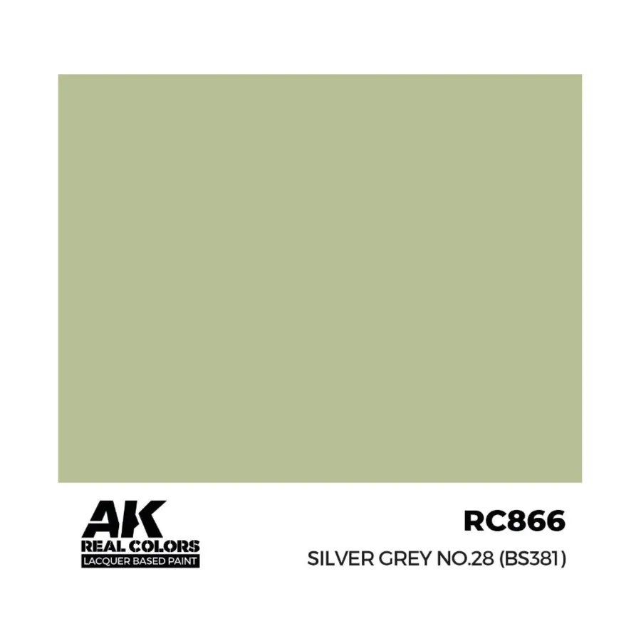 Серебристо-серый №28 (BS381), Paint - Real Color, Dropper Bottles (AK-Interactive) 
Серебристо-серый №28 (BS381), Paint - Real Color, Dropper Bottles (AK-Interactive)