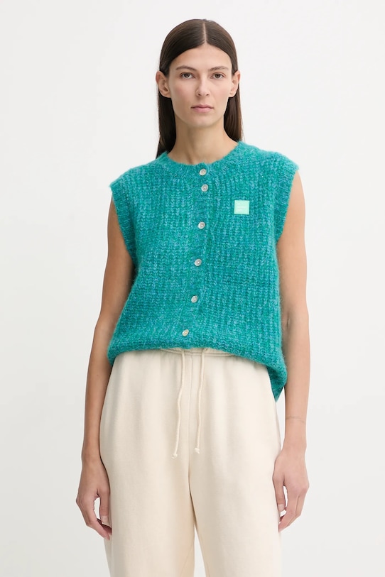 Жилет из смесовой шерсти American Vintage, бирюзовый
Жилет из смесовой шерсти American Vintage, бирюзовый