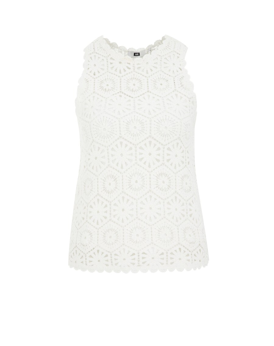 Вязаный топ WE Fashion, белый
Вязаный топ WE Fashion, белый