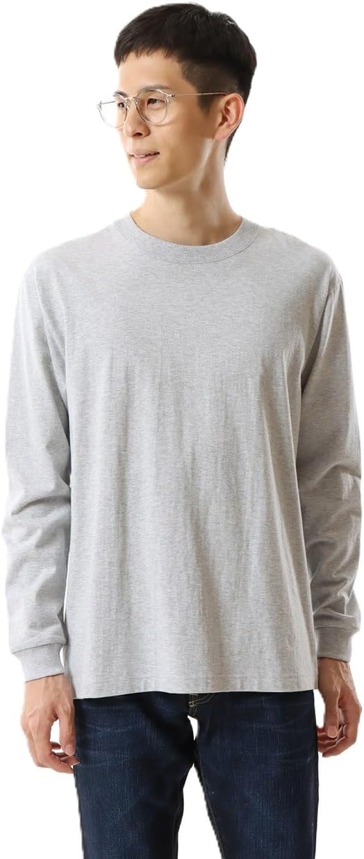 Мужская футболка с длинным рукавом Hanes Beefy-T H5186, комплект из 1 предмета, 100% хлопок, плотная ткань, однотонная, меланжевый серый
Мужская футболка с длинным рукавом Hanes Beefy-T H5186, комплект из 1 предмета, 100% хлопок, плотная ткань, однотонная, меланжевый серый