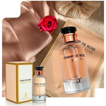 Champ De Rose Jacques Yves Eau De Parfum 100ml by Fragrance World Maison Alhambra
Champ De Rose Jacques Yves Eau De Parfum 100ml by Fragrance World Maison Alhambra