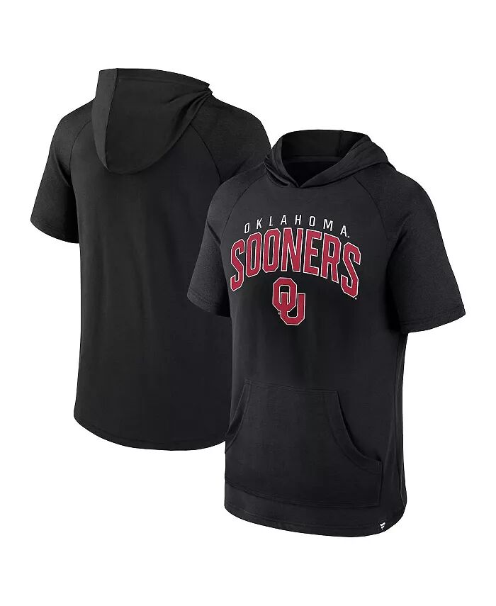 Мужская черная футболка с коротким рукавом Oklahoma Sooners Double Arch Raglan с капюшоном Fanatics
Мужская черная футболка с коротким рукавом Oklahoma Sooners Double Arch Raglan с капюшоном Fanatics