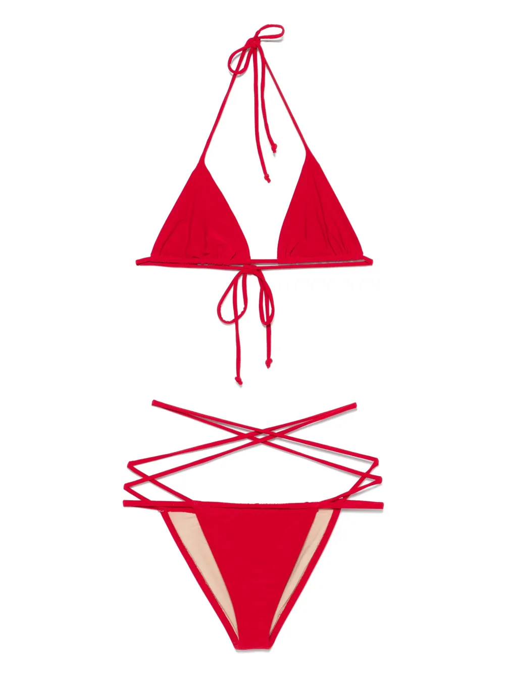 Бикини с перекрестными бретелями Norma Kamali, красный
Бикини с перекрестными бретелями Norma Kamali, красный