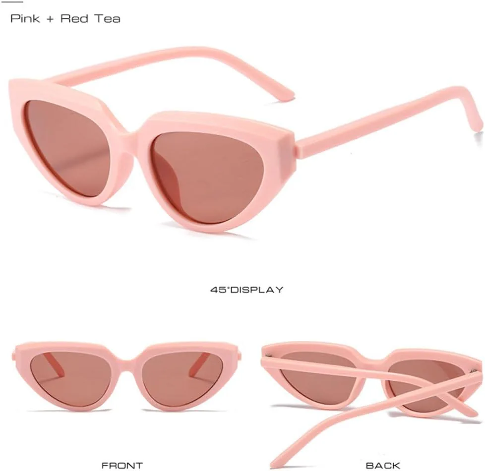 Солнцезащитные очки MUTYNE Vintage Contrast Color Cat Eye для женщин, модные, с защитой от УФ-излучения UV400, трендовые для мужчин, сине-зеленые, Pink Red Tea
Солнцезащитные очки MUTYNE Vintage Contrast Color Cat Eye для женщин, модные, с защитой от УФ-излучения UV400, трендовые для мужчин, сине-зеленые, Pink Red Tea