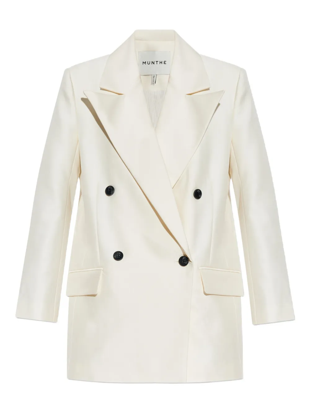 Двубортный пиджак Lya на пуговицах MUNTHE, нейтральный
Двубортный пиджак Lya на пуговицах MUNTHE, нейтральный