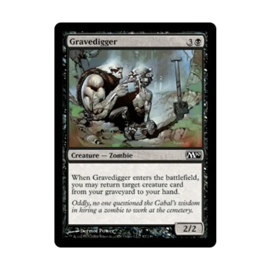 CCG Могильщик (С), MTG - Magic 2010 
CCG Могильщик (С), MTG - Magic 2010