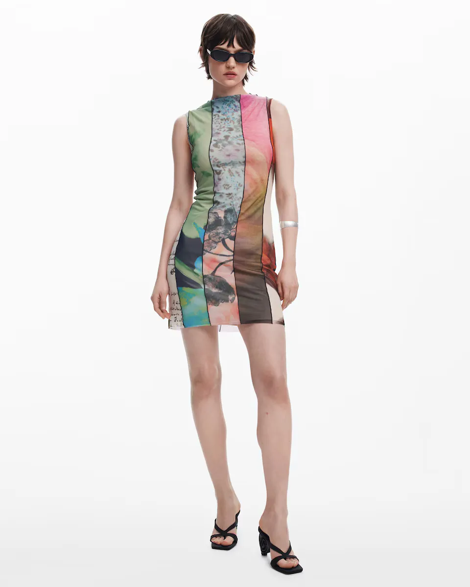 Платье мини с панелями Desigual, многоцветный
Платье мини с панелями Desigual, многоцветный