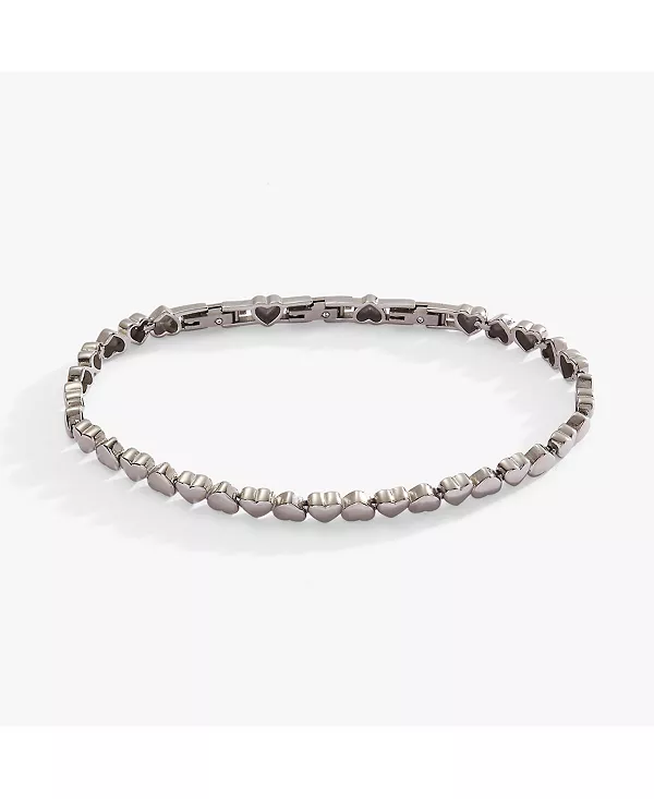 Теннисный браслет в форме сердца Alex And Ani, silver
Теннисный браслет в форме сердца Alex And Ani, silver