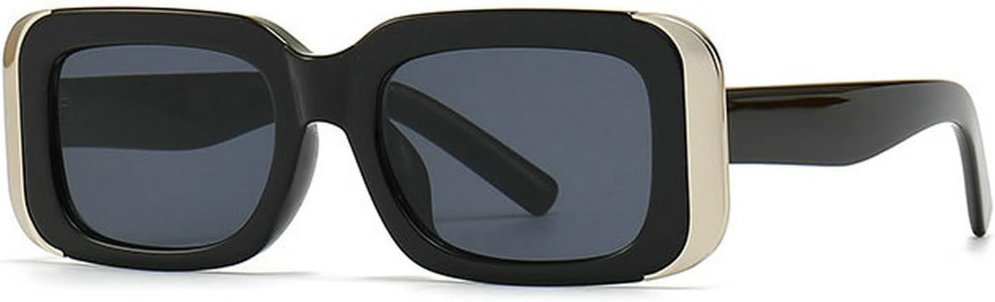 Солнцезащитные очки COTIA Fashion Square для женщин, ретро, с толстой оправой, прямоугольной формы, защита от УФ-излучения UV400, винтажные солнцезащитные очки для мужчин, Black
Солнцезащитные очки COTIA Fashion Square для женщин, ретро, с толстой оправой, прямоугольной формы, защита от УФ-излучения UV400, винтажные солнцезащитные очки для мужчин, Black