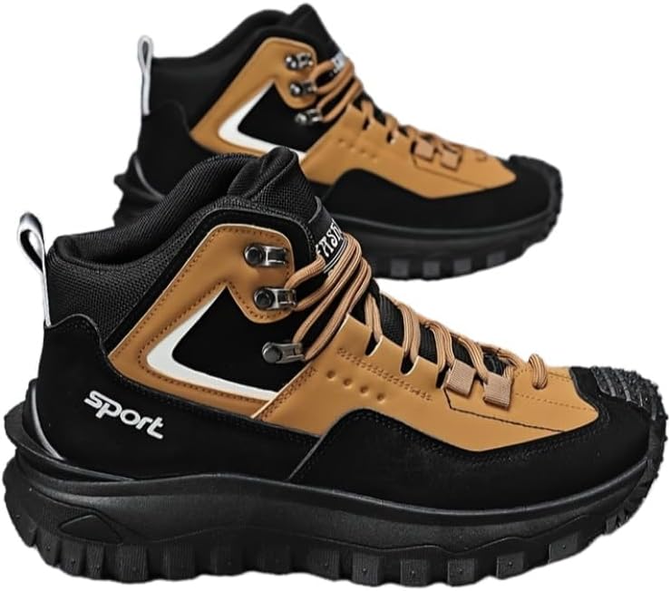 Стильные мужские кроссовки - легкие низкие повседневные обувь для ходьбы и походов, Дышащие, комфортная посадка, Прочные, противоскользящие Clolinde, коричневый
Стильные мужские кроссовки - легкие низкие повседневные обувь для ходьбы и походов, Дышащие, комфортная посадка, Прочные, противоскользящие Clolinde, коричневый