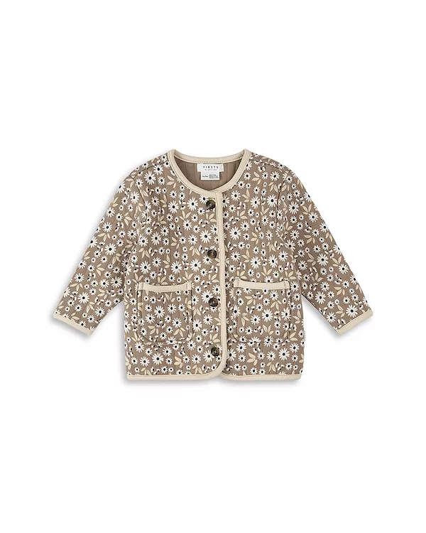 Стеганый кардиган для девочек с принтом в виде ромашек - детский Firsts By Petit Lem, бежевый
Стеганый кардиган для девочек с принтом в виде ромашек - детский Firsts By Petit Lem, бежевый