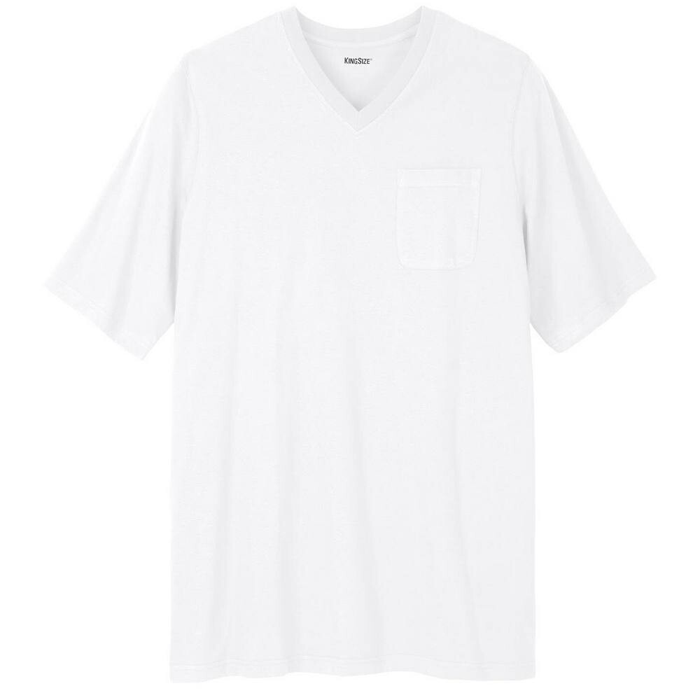Мужская легкая футболка Kingsize Big & Tall без усадки, удлиненная с v-образным вырезом KingSize, белый
Мужская легкая футболка Kingsize Big & Tall без усадки, удлиненная с v-образным вырезом KingSize, белый