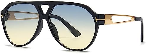 Солнцезащитные очки большого размера 2027 года для женщин, модные солнцезащитные очки для вождения для мужчин, градиентные ретро-очки с защитой от УФ-излучения UV400 MTZJH, Blue Yellow
Солнцезащитные очки большого размера 2027 года для женщин, модные солнцезащитные очки для вождения для мужчин, градиентные ретро-очки с защитой от УФ-излучения UV400 MTZJH, Blue Yellow