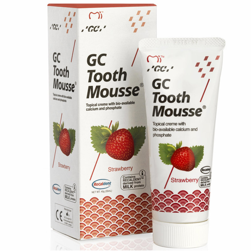 GC Tooth Mousse Strawberry 35 мл 
GC Tooth Mousse Strawberry 35 мл