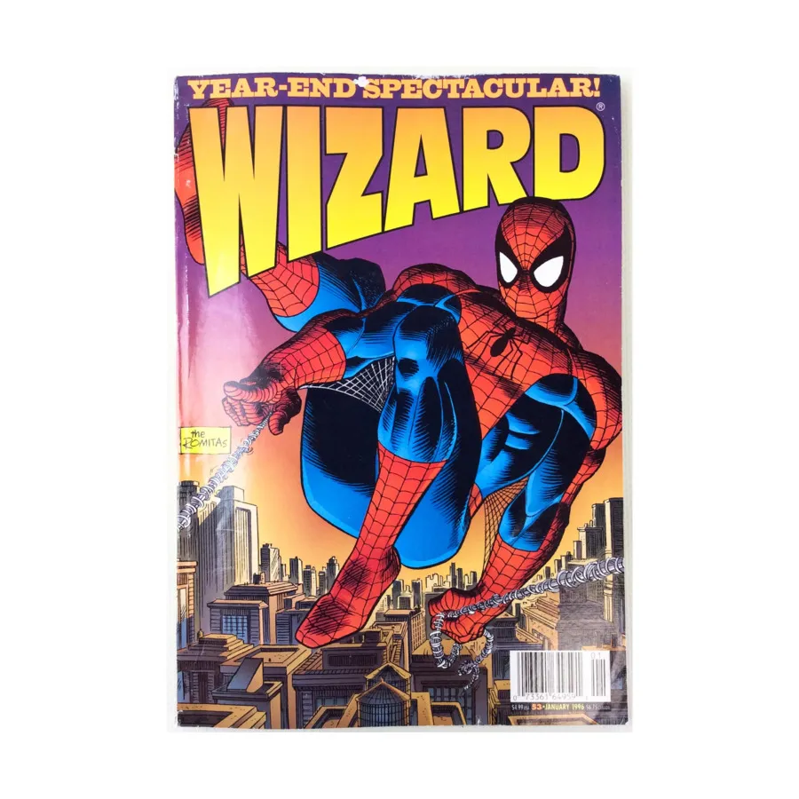 Журнал #53 "Year-End Spectacular, A Croak of Brilliance, Caught in a Web", Wizard Magazine
Журнал #53 "Year-End Spectacular, A Croak of Brilliance, Caught in a Web", Wizard Magazine