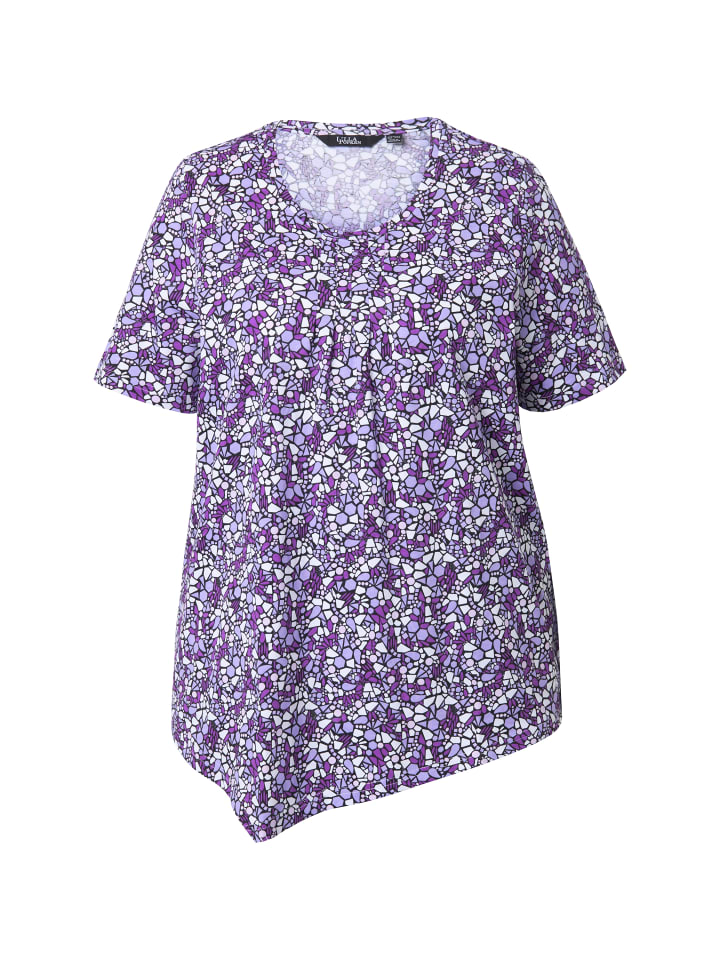 Футболка Ulla Popken, фиолетовый 
Футболка Ulla Popken, фиолетовый