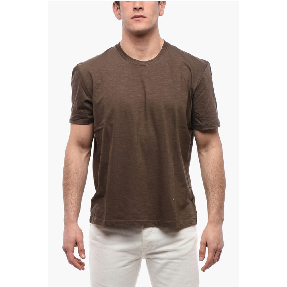 Футболка из хлопка с однотонной кокеткой сзади Neil Barrett, Brown
Футболка из хлопка с однотонной кокеткой сзади Neil Barrett, Brown