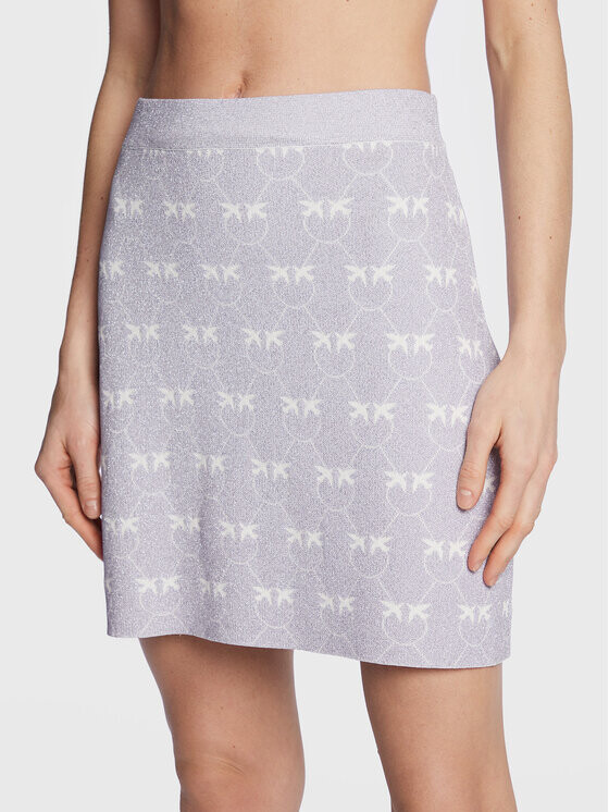 Мини-юбка приталенного кроя Pinko, фиолетовый 
Мини-юбка приталенного кроя Pinko, фиолетовый