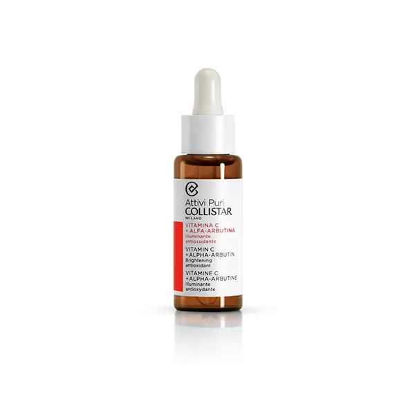 Снижение яркости против усталости Attivi Puri Vitamina C + Alfa-Arbutina Collistar, 30 ml
Снижение яркости против усталости Attivi Puri Vitamina C + Alfa-Arbutina Collistar, 30 ml