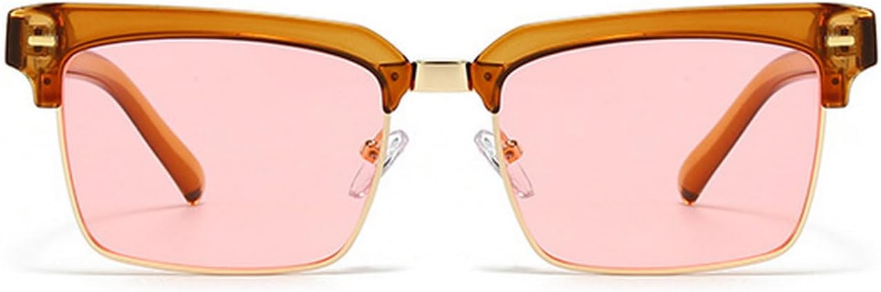 Laureles Fashion Square Женские солнцезащитные очки в стиле ретро с заклепками Мужские очки для отдыха на природе, вечеринок и пляжа, прозрачные, с защитой от УФ-излучения UV400, C3
Laureles Fashion Square Женские солнцезащитные очки в стиле ретро с заклепками Мужские очки для отдыха на природе, вечеринок и пляжа, прозрачные, с защитой от УФ-излучения UV400, C3