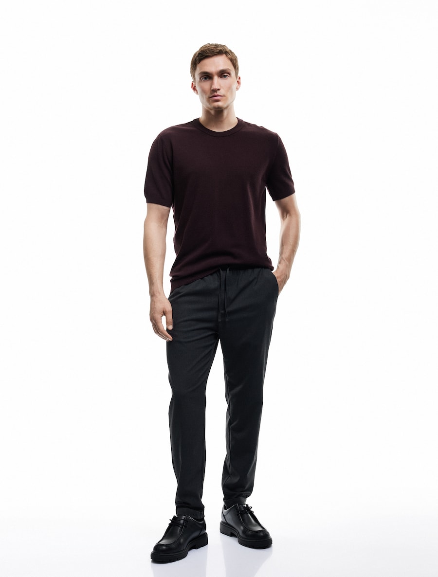 Узкие брюки Koton, антрацит
Узкие брюки Koton, антрацит