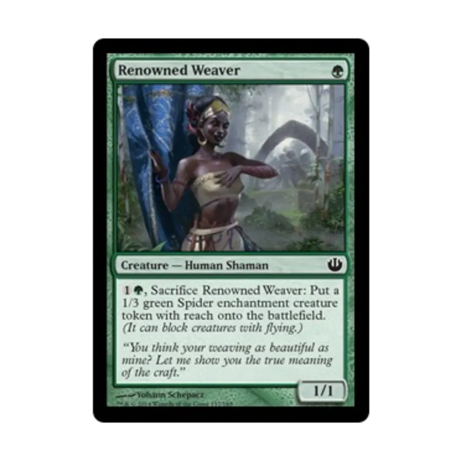 CCG Знаменитый ткач (C) (фольга), MTG - Journey into Nyx
CCG Знаменитый ткач (C) (фольга), MTG - Journey into Nyx