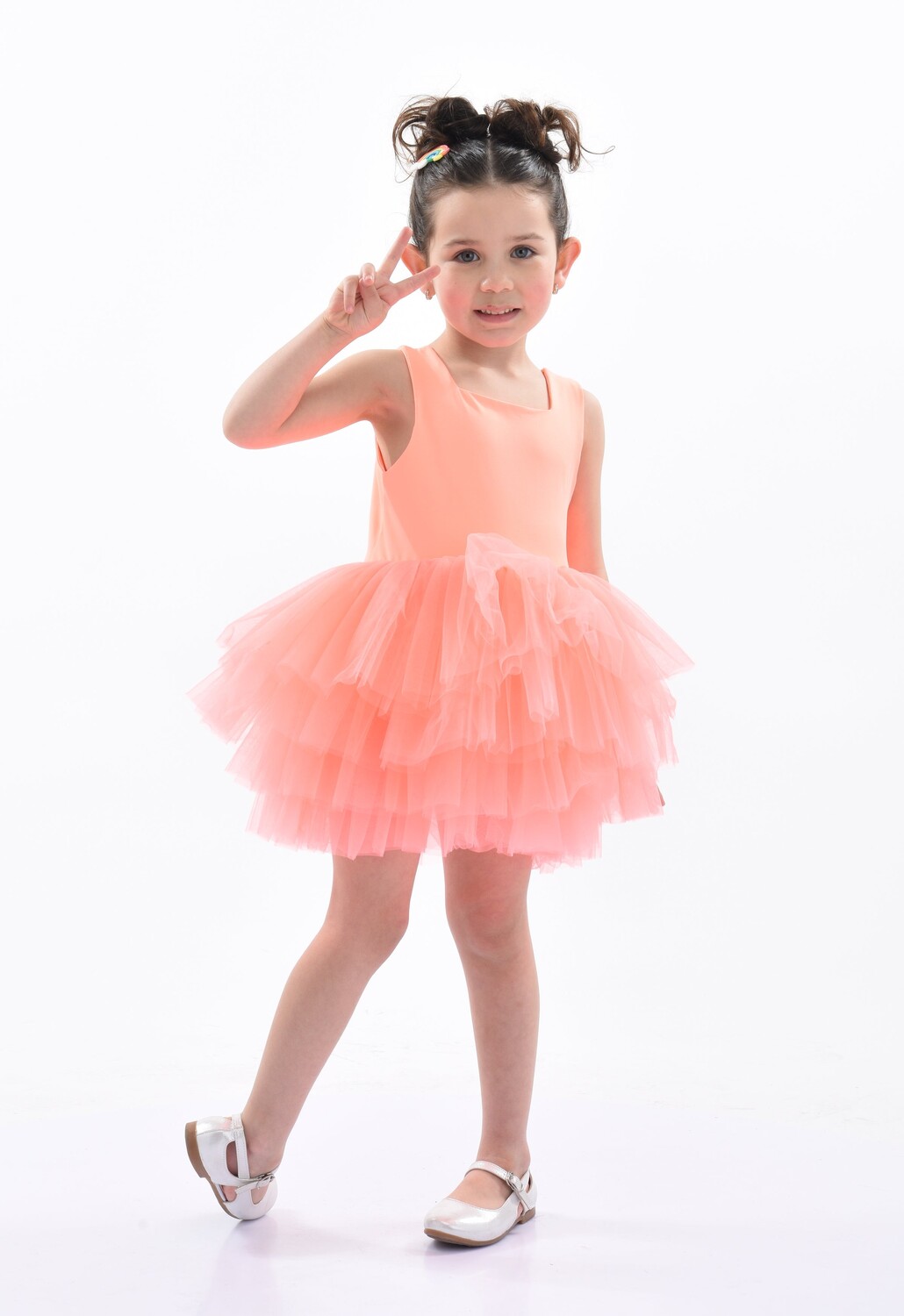 Оранжево-коралловое однотонное платье-пачка Mimi Tutu, оранжевый
Оранжево-коралловое однотонное платье-пачка Mimi Tutu, оранжевый