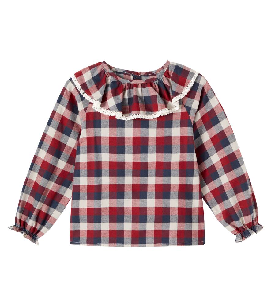 Эластичная блузка из чесаного хлопка Wheat, Red Blue Check
Эластичная блузка из чесаного хлопка Wheat, Red Blue Check