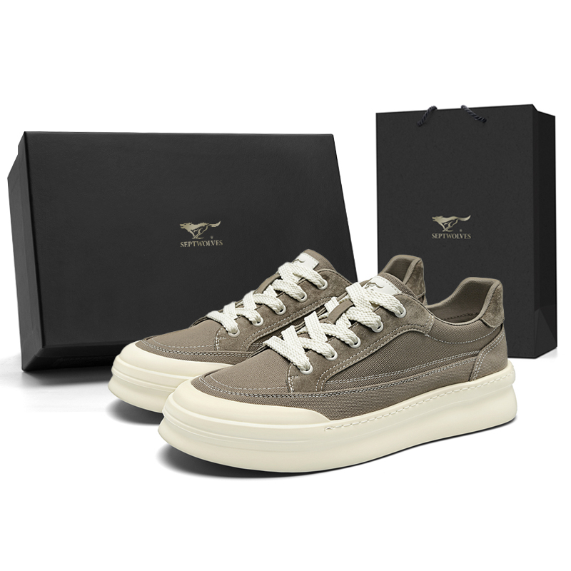 SEPTWOLVES Низкие скейтерские кроссовки мужские хаки, цвет Khaki (Standard Leather Shoe Size) 
SEPTWOLVES Низкие скейтерские кроссовки мужские хаки, цвет Khaki (Standard Leather Shoe Size)